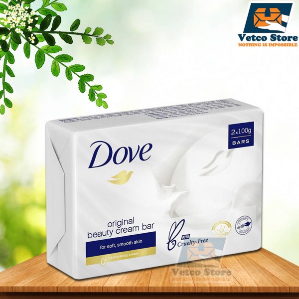 Xà Phòng Tắm Dove Beauty Cream Bar 2x100g