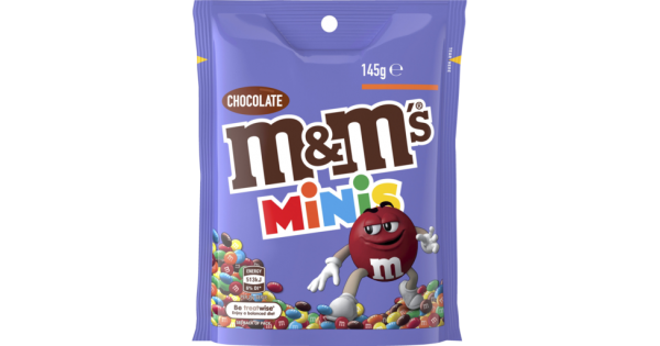 M&ms Minis Chocolate Medium Bag 145g