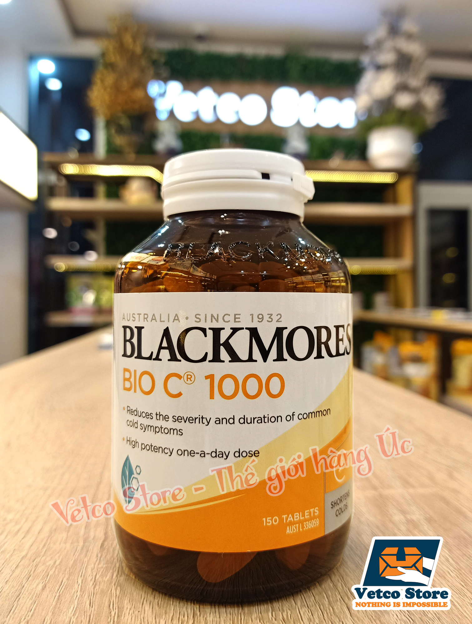 Vien Bổ Sung Vitamin C Blackmores Bio C 1000mg 150 Vien