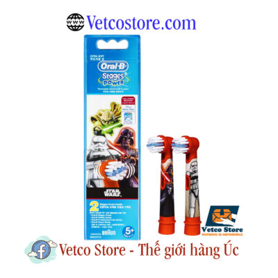 Đầu bàn chải bé trai vỉ 2 cái 2