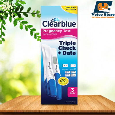 Set 2 Que Thử Thai Điện Tử Phát Hiện Cực Sớm + 1 Que Check Tuần Thai Clearblue