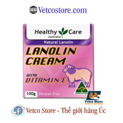 Kem nhau thai cừu Lanolin và Vitamin E Healthy Care 100g 1
