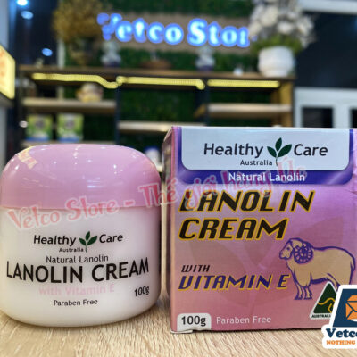 Kem nhau thai cừu Lanolin và Vitamin E Healthy Care 100g 5