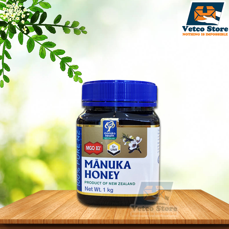 Mật ong Manuka của Manuka Health hàm lượng MGO 83+ UMF 5+ Hộp 1kg